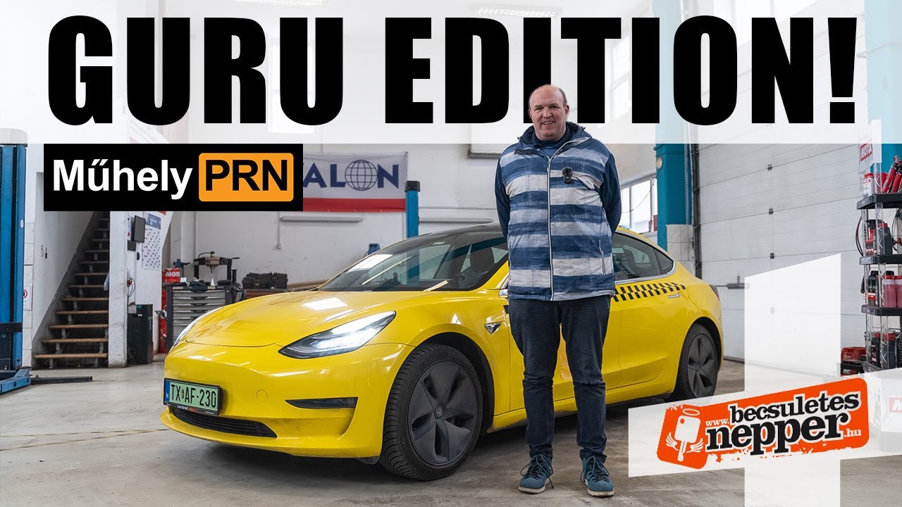 Két hét után tréleren, de Csabi szereti ezt a Teslát – Tesla Model 3 Long Range 2019 – MűhelyPRN 301
