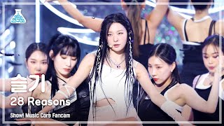 [예능연구소] SEULGI - 28 Reasons(슬기 – 28 리즌스) FanCam (Horizontal Ver.) | Show! MusicCore | MBC221008방송