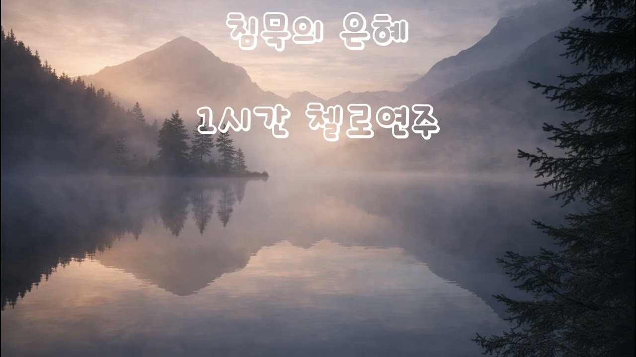 침묵의 은혜 1시간 첼로연주