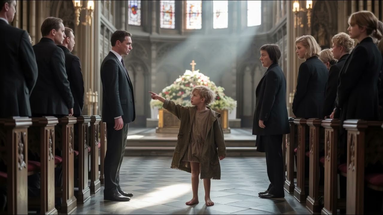 Un enfant sans-abri interrompt les funérailles et dit au père de la défunte _ Le meurtrier est ici