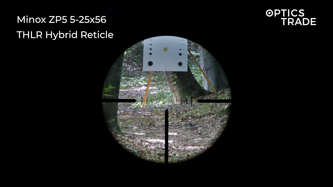 Minox ZP5 5-25x56 Reticle THLR Hybrid | Optics Trade Reticle