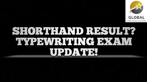 Typewriting exam update 2022 | Shorthand result | Semi Official