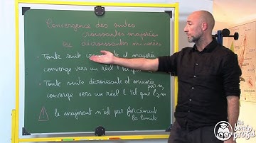 Convergence des suites - Le rappel de cours -  Maths terminale - Les Bons Profs