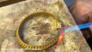 Making Traditional 24k Gold Bangles! Indian Jewelry | Gold Jewelry Making | How it’s made | 4K Video