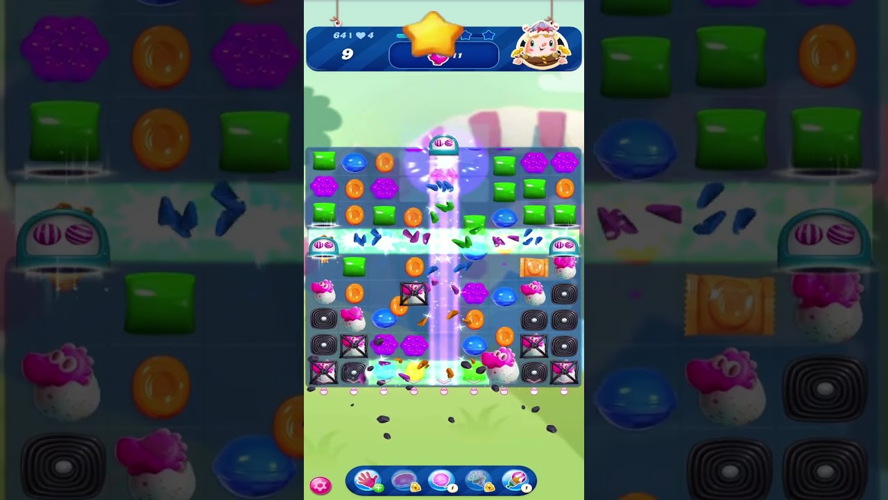 Candy Crush Saga Level 64 Super Hard Level - YouTube