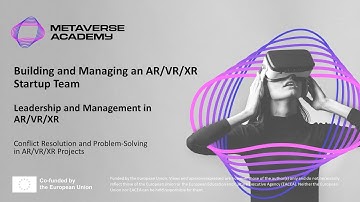 UJI5 - Conflict Resolution and Problem-Solving in AR/VR/XR Projects