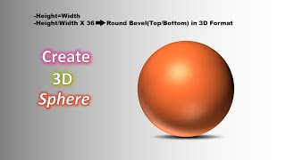How to Create Sphere on PowerPoint ||