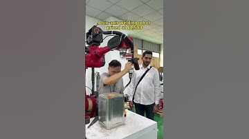 Welding robot. #weldingrobot #industrial robot