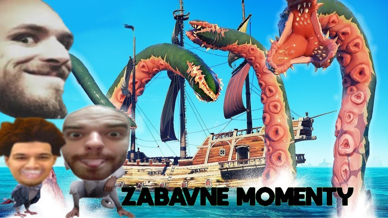 RESTT vs KRAKEN v Sea Of Thieves [ LEGENDÁRNE BOJE proti 4 LODIAM ]