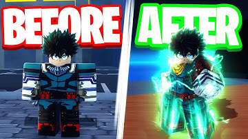 Going From NOOB To 0.1% OFA DEKU In Roblox Anime Game (Universal Piece)