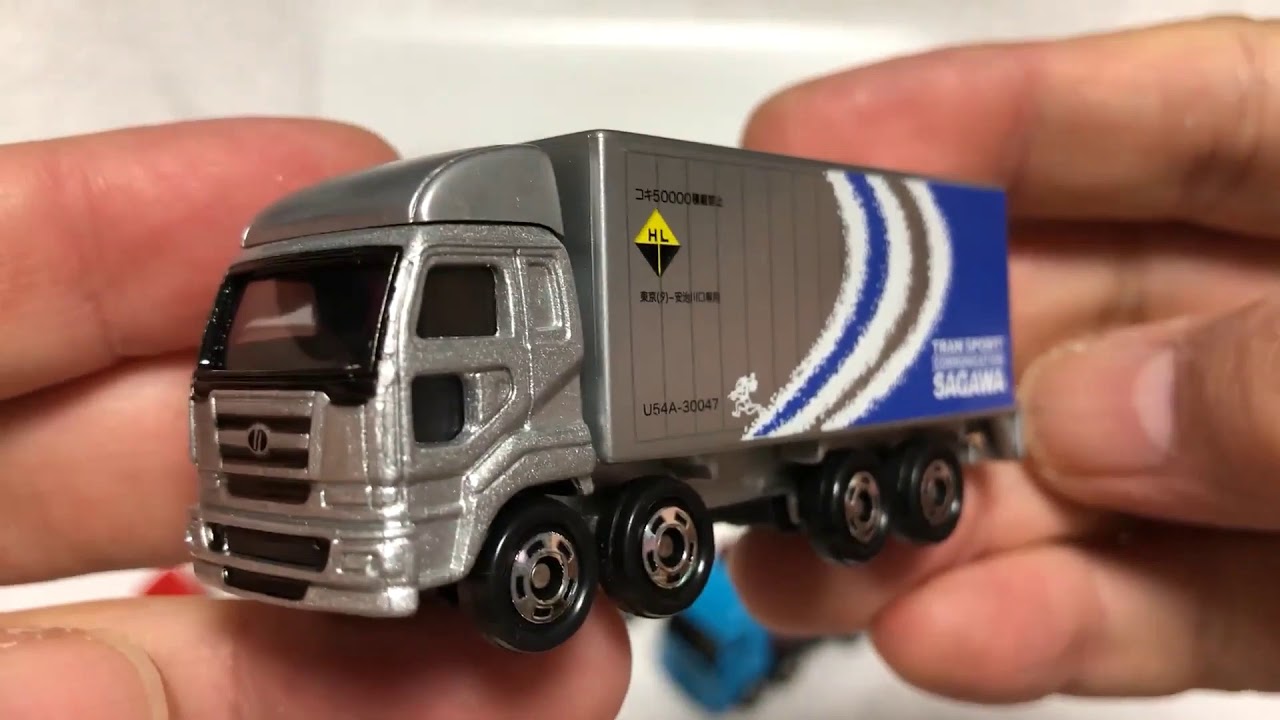 トミカセット品】（新品・未開封）ワクワク開封！！ コンテナ載せ替え