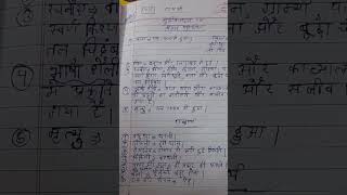 class 9 hindi ch11 gram shri unke jivan Parichay and word meaning