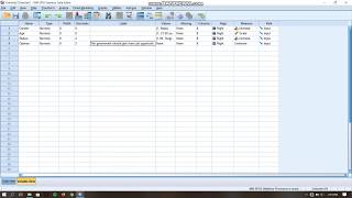 SPSS: DATA ENTRY AND DATA ANALYSIS