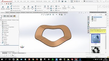How to design Wave spring in solidworks
