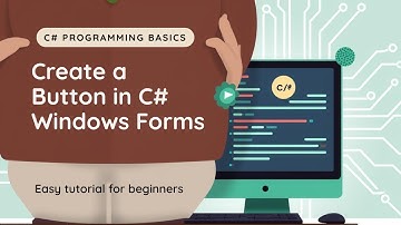 Een knop maken in C# Windows Forms | Visual Studio Beginnershandleiding (2025)