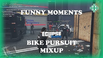 Eclipse RolePlay, LSPD, Funny moments outside LSPD and a short bike pursuit! Rights read wrong? Wut?