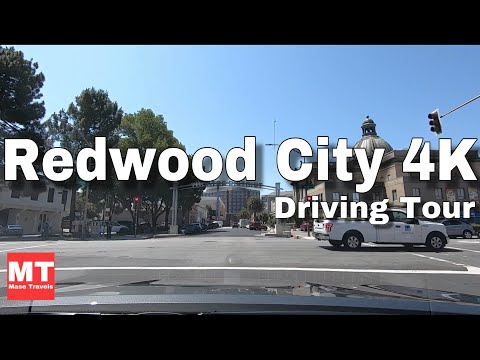 Redwood City Downtown California - Silicon Valley Drive USA 🏆