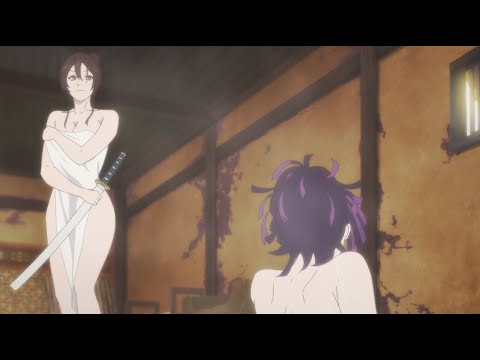 Yuzuriha and Sagiri Bath Scene | Jigokuraku | Ep 7