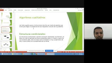 Clase de algoritmos I (2 - algoritmos cualitativos)