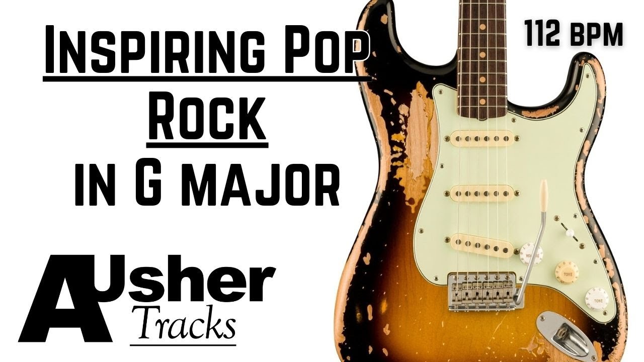 Inspiring Pop Rock Guitar Backing Track Jam in G major - YouTube
