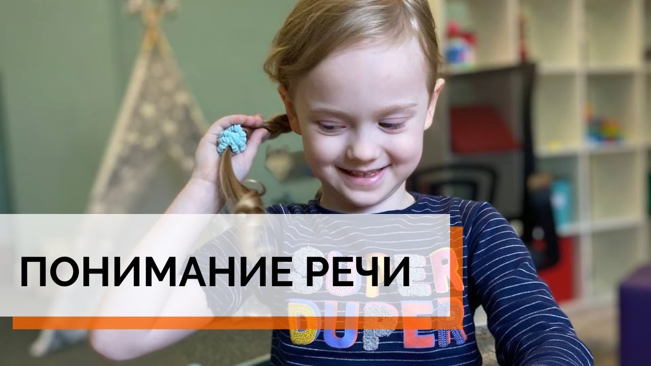 Понимание речи. АВА-терапия (прикладной анализ поведения)