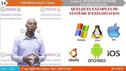 IP-INFO INFORMATIQUE 5ème Leçon 6 Notion de système d