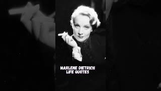 Marlene Dietrich Life Quotes #shorts