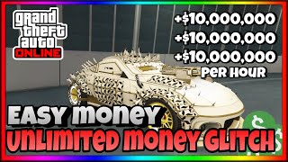 AFTER PATCH EASY SOLO MONEY GLITCH IN GTA ONLINE 10 MILLION PER HOUR UNLIMITED MONEY GLITCH