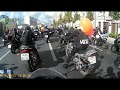 Закрытие мотосезона 21.09.2019 г. Москва, проезд колонны