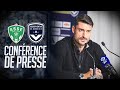 La confrence de presse avant sainttienne vs bordeaux