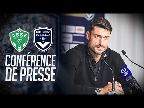 La conférence de presse avant Saint-Étienne vs Bordeaux