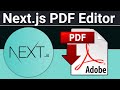 Build a Next.js PDF Editor & Viewer Using jsPDF & Html2PDF.js With Authentication Using NextAuth.js