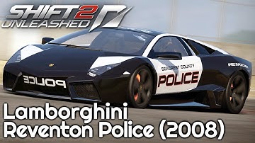 Lamborghini Reventon Police (2008) - Laguna Seca [NFS/Need for Speed: Shift 2 | Gameplay]