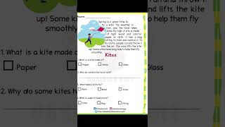Spring-themed Reading Comprehension Worksheets for Grade 1 | Reading Comprehension for Grade 1