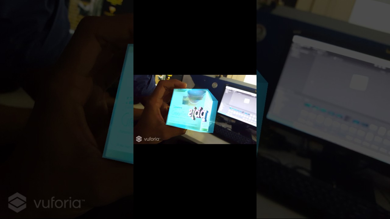 Holocube Augmented reality using Merge SDK