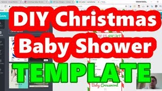 DIY Christmas Baby Shower Game Templates That You Can Make Easily