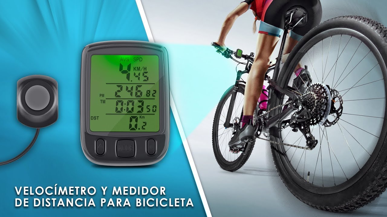 Velocimetro Para Bicicleta Contador De Kilometros Inalambrico Resistente Al  Agua