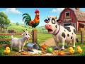El Viejo MacDonald Tenía una Granja y la Cabra Divertida 🐐 Canciones Infantiles y Rimas para Niños