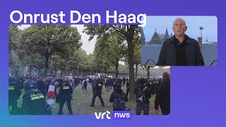 Extreemrechtse betoging in Den Haag loopt zwaar uit de hand: agenten bekogeld en arrestaties