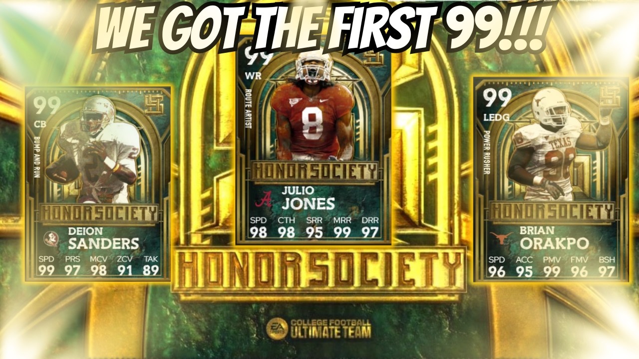 We Just Made HISTORY in CFB 26… First 99 Overall for Honors Society ...