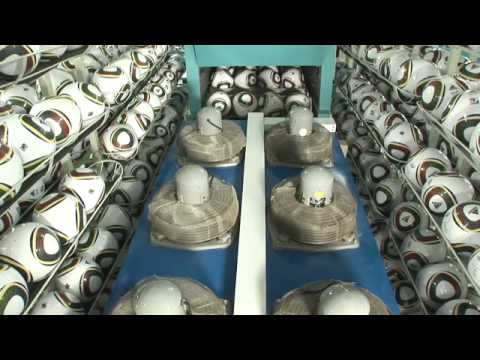 Production process of the official 2010 FIFA World Cup match ball Jabulani