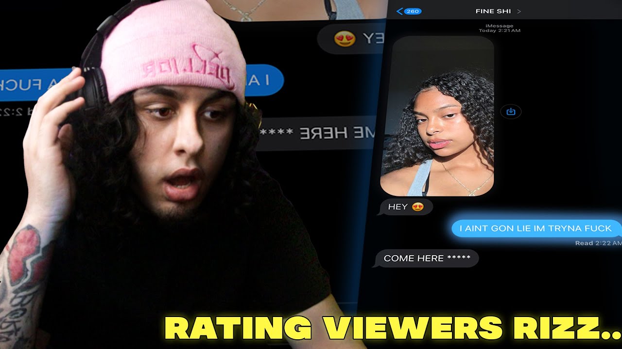 RATING MY VIEWERS RIZZ ... *GONE WRONG* - YouTube