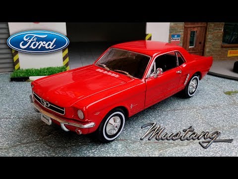 Масштабная модель Ford Mustang Coupe 1964 1/24 Welly