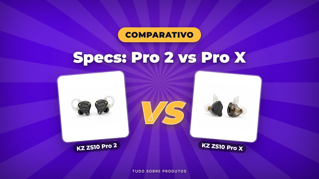 Capa: KZ ZS10 Pro 2 vs Pro X (2026): Qual Fone Escolher?