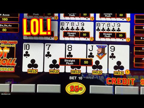 DEALT STRAIGHT FLUSH!! LOL!!