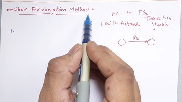 Finite Automata to Regular Expressions Conversion Using the State Elimination Method