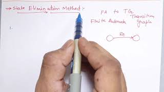 Finite Automata to Regular Expressions Conversion Using the State Elimination Method