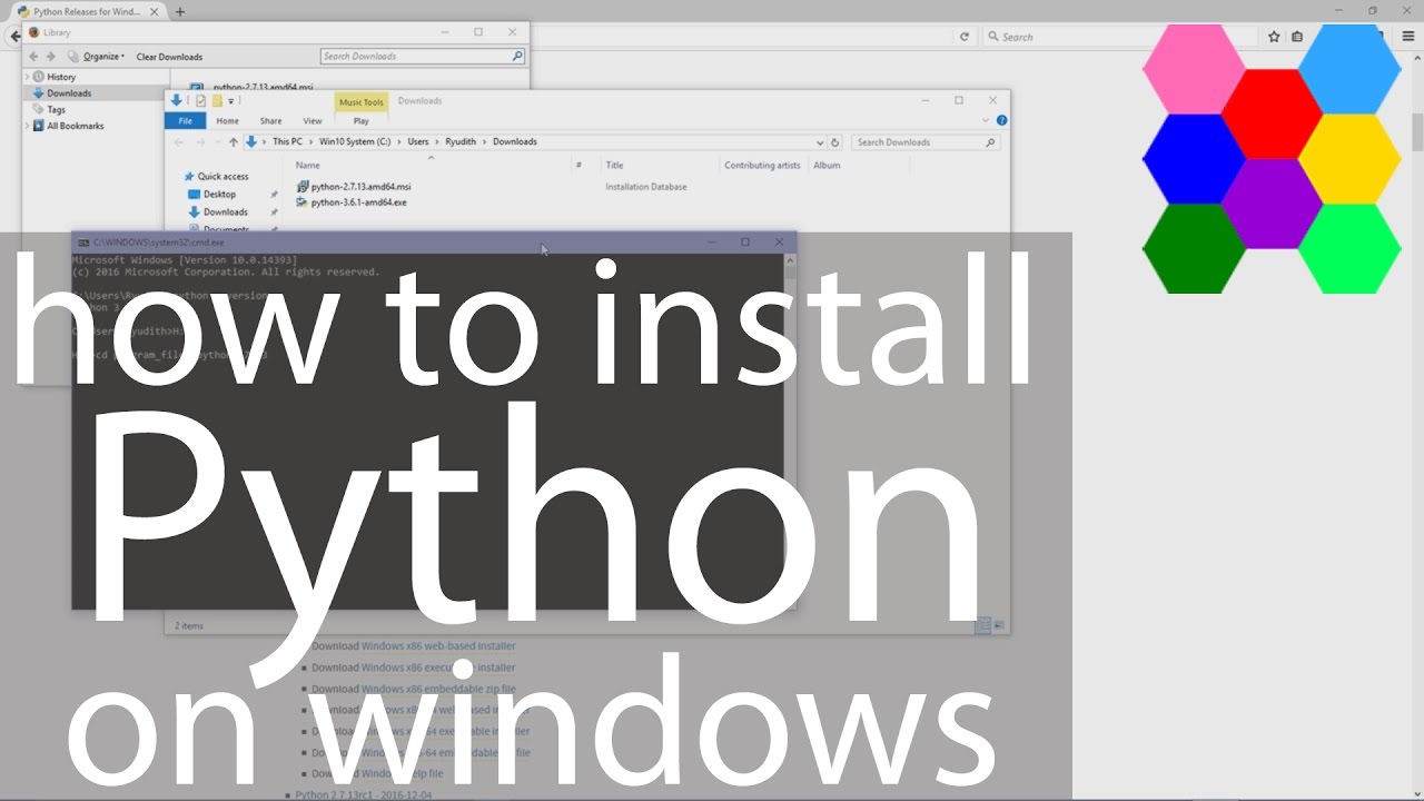 How To Install Python On Windows Both Python 3 Python 2 7 Youtube