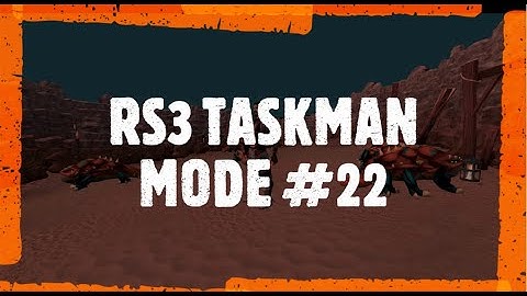 RS3 Journey Of Taskman Micks #22 (Runescape Taskman Mode)