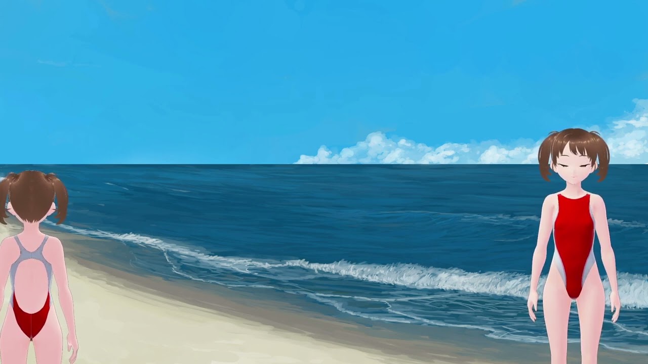 My butt is smooth and round.